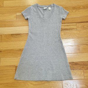 Gray Short Sleeve Dress - Size S